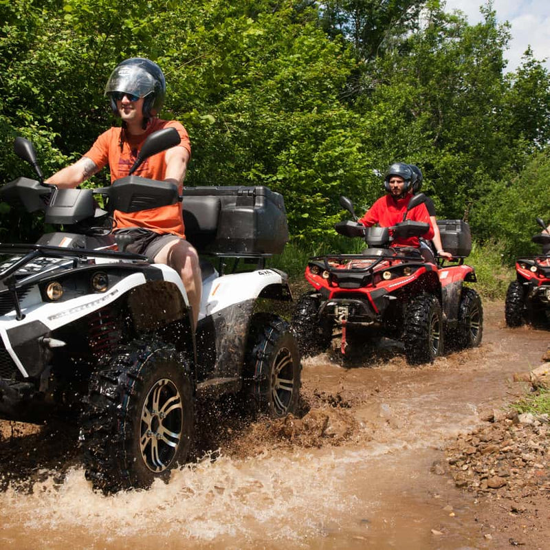 ATV Quad Safari-tur med offroadkørsel og transport fra Side