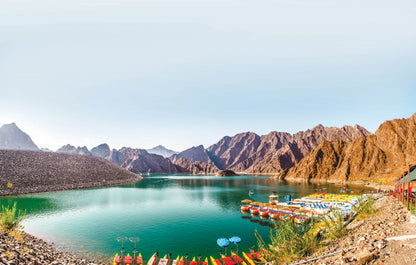 Hatta Dam in Dubai, United Arab Emirates