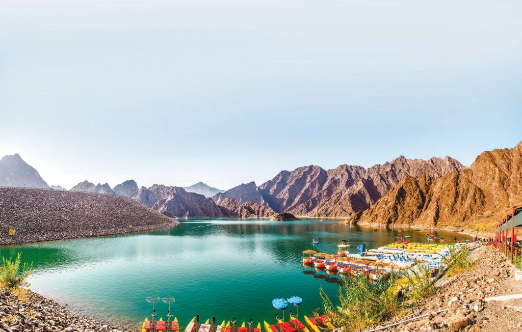 Hatta Dam in Dubai, United Arab Emirates