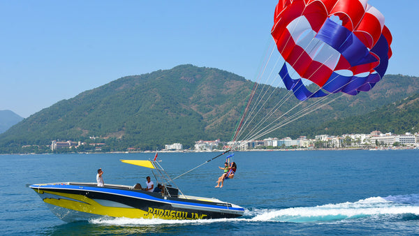 Couple Parasailing 