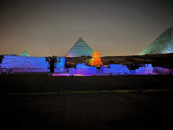 Cairo Giza Pyramids Sound & Light Show with Private Transfer