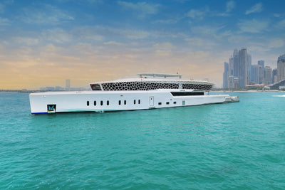 Lotus Mega Yacht, a prominent luxury yacht in Dubai