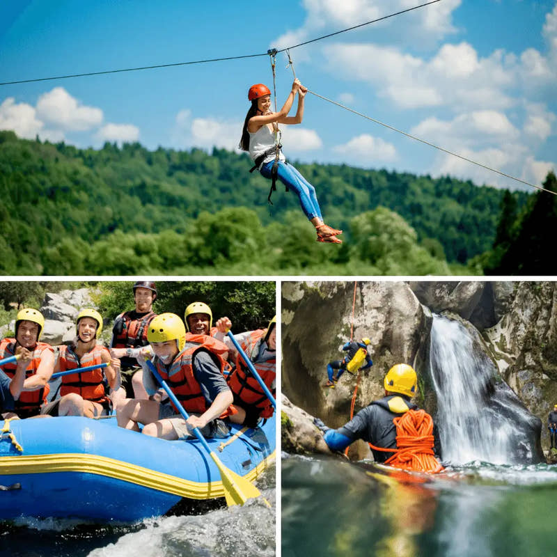 Antalya – 3-in-1 Abenteuerpaket: Rafting, Canyoning & Zipline - Tripventura