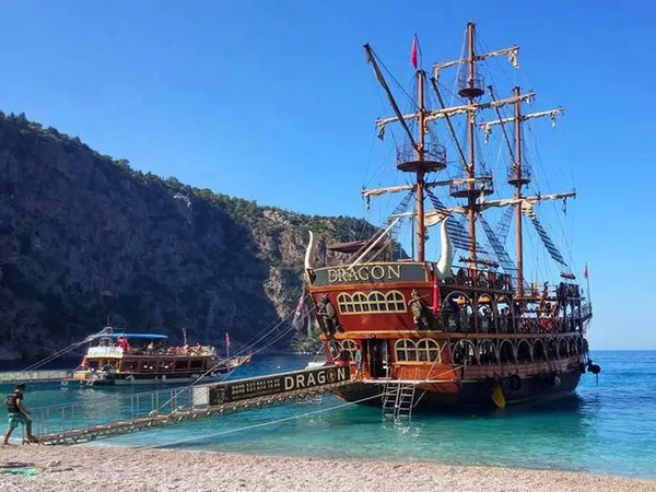 Fethiye Pirate Boat Tour The Bays Around Oludeniz - Tripventura