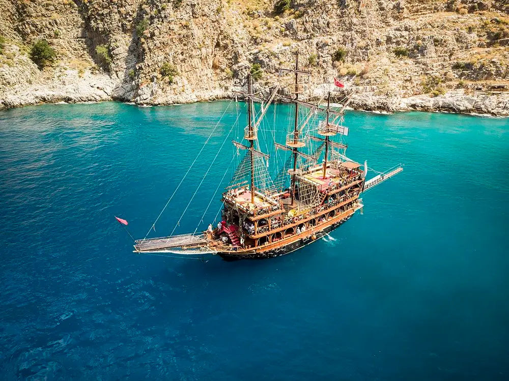 Fethiye Pirate Boat Tour The Bays Around Oludeniz - Tripventura