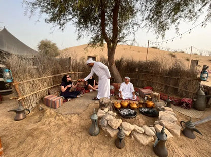 Dubai Premium Red Dune Desert Safari, Camel Ride in Al Khayma Camp with 3-Cuisine Dinner - Tripventura