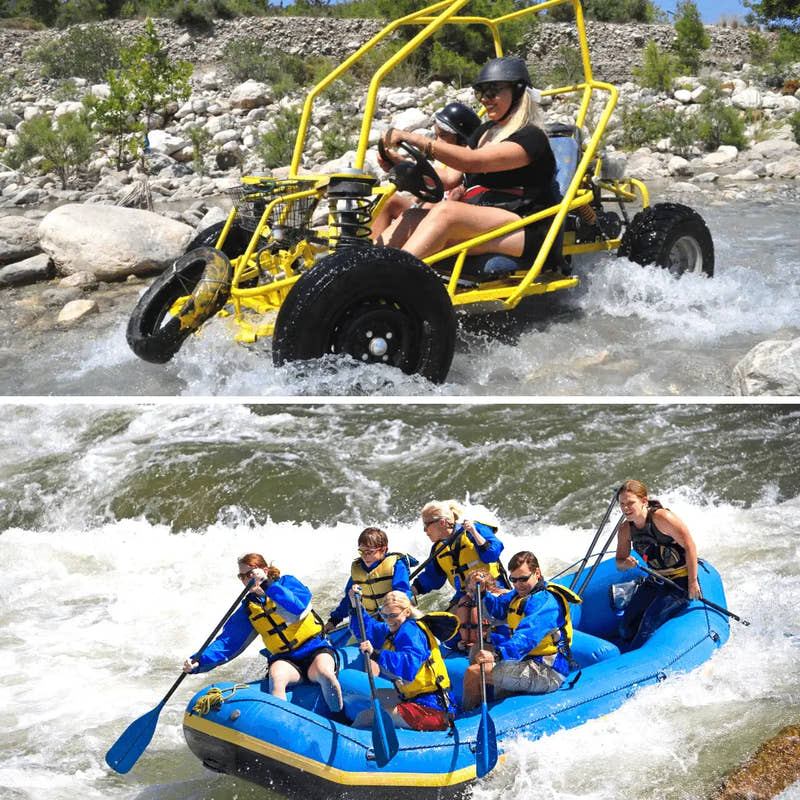 Alanya: Rafting- und Buggy-Safari
