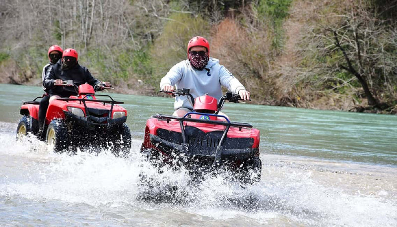 ATV Quad Safari-tur med offroadkørsel og transport fra Side