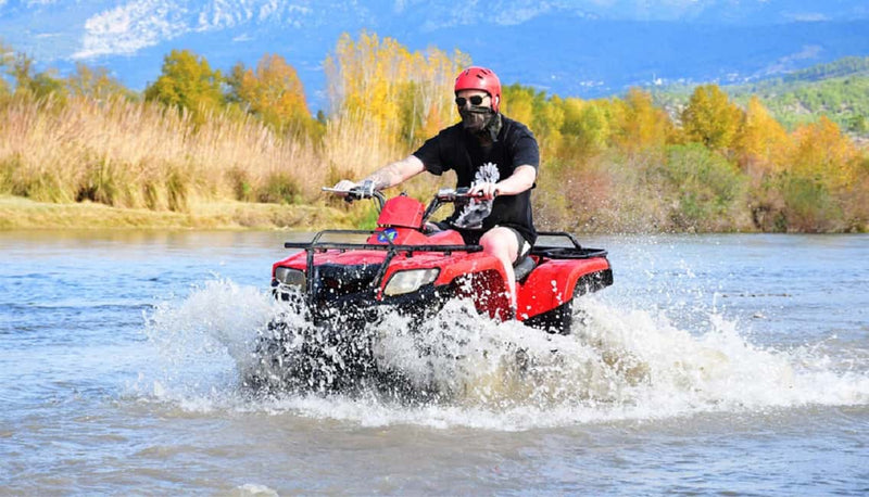 ATV Quad Safari-tur med offroadkørsel og transport fra Side