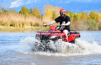 ATV Quad Safari-tur med offroadkørsel og transport fra Side