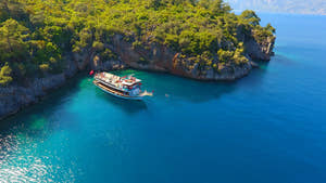 Piratbådstur i Bodrum