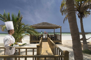 Zanzi Bar, a beachside restaurant and bar located at the Ajman Hotel in Ajman