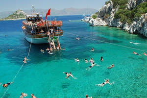 Marmaris Hisaronu Aegean Islands Boat Trip With Lunch & Transfer