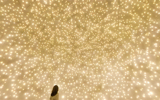 Girl in TeamLab Phenomena Abu Dhabi