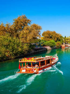 Manavgat flodbådtur, bazar & vandfald