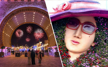 Dubai Combo: Global Village with Miracle Garden Tickets - Tripventura