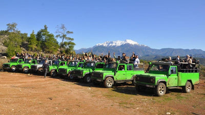 Antalya Jeep Safari Tour with Off-Road, BBQ Lunch & Transfer