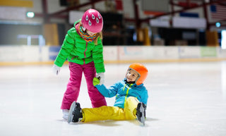 Kids in Dubai Ice Rink 
