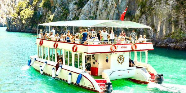 Green Canyon Boat Tour with BBQ Lunch from Belek