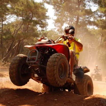 ATV Quad Safari-tur med offroadkørsel og transport fra Side