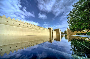Qasr Al Muwaiji, en historisk fæstning i Al Ain, UAE