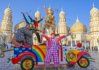 Clowns at Global Village in Dubai