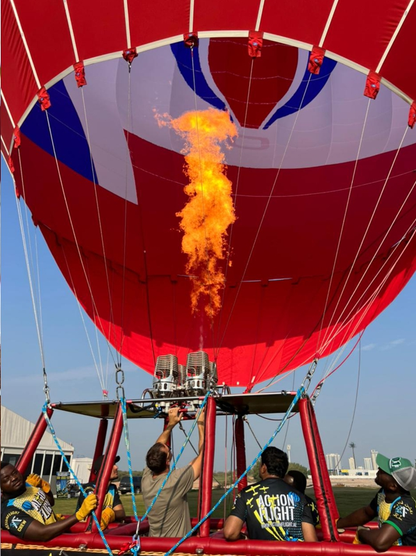 Ras Al Khaimah Sunrise Hot Air Balloon Flights with Refreshments