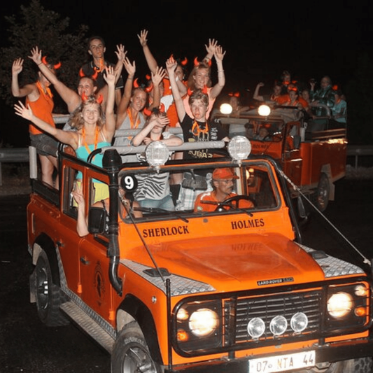 Ночное сафари на джипах в Алании, экскурсия на лодке, ужин и трансфер