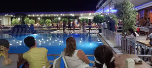 People enjoying Pool Performance