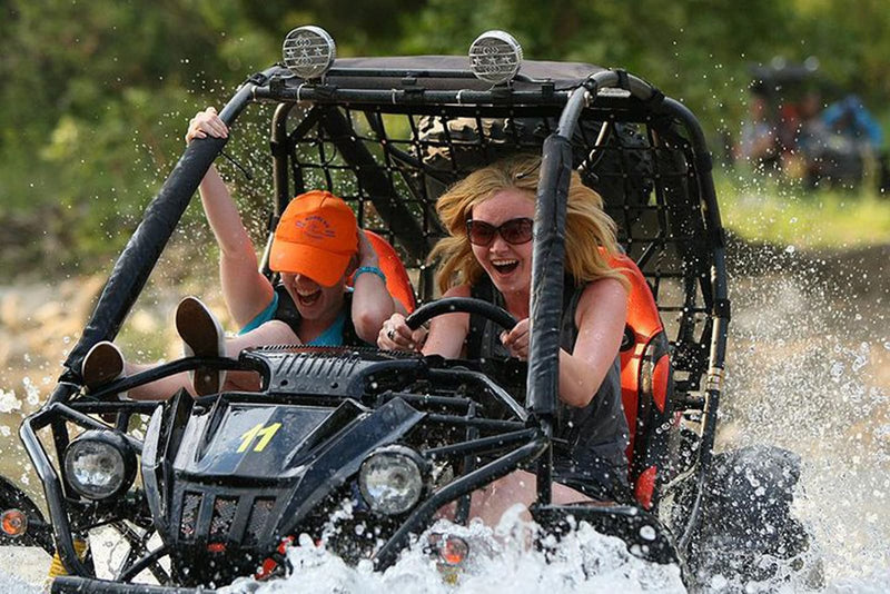 Kombinationstur med flodrafting og buggy-safari med transport fra Antalya