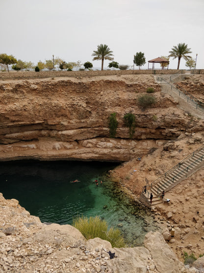 Full-Day Tour Wadi Shab & Bimmah Sinkhole from Muscat