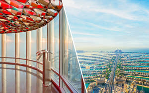 Burj Khalifa 'At The Top' med udsigt over The Palm