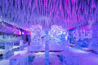 Ice Sculptures at Dubai Chillout Ice Lounge
