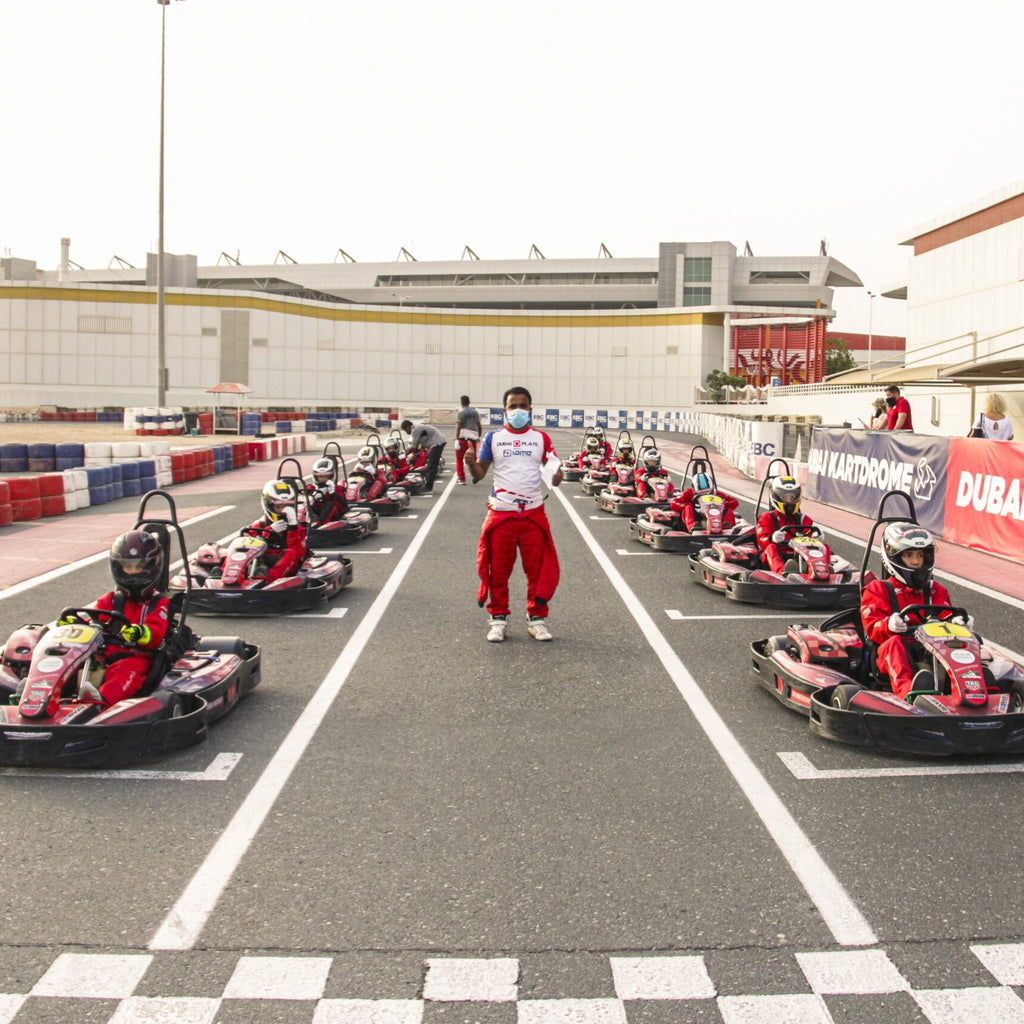 Racetrack of Dubai Autodrome Outdoor Kartdrome