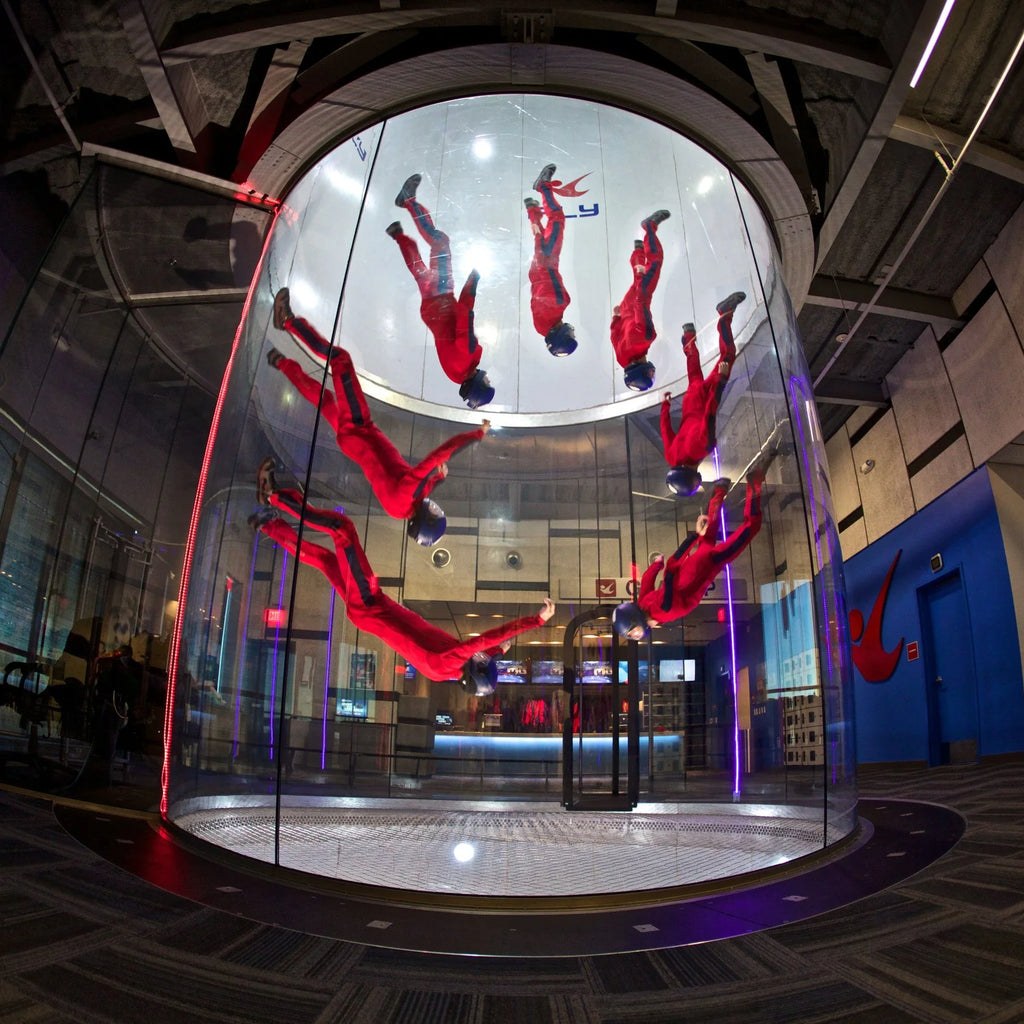 People in IFly Indoor Skydive Dubai
