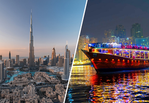Dhow-krydstogt & Burj Khalifa