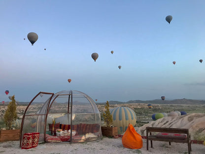 Picnic ved solopgang og solnedgang i Cappadocia