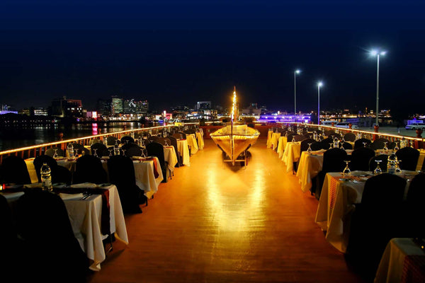 Dinner in Dubai Dhow Cruise