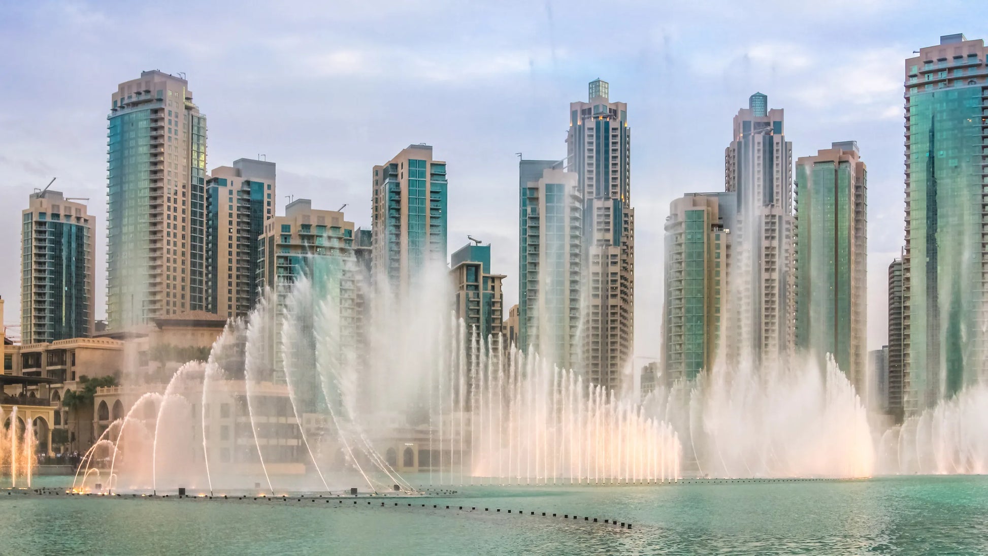 Dubai Fountain in Dubai, United Arab Emirates