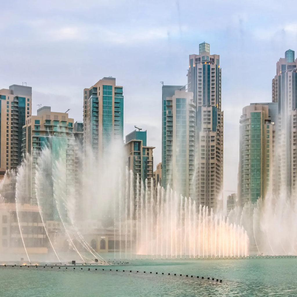 Dubai Fountain in Dubai, United Arab Emirates