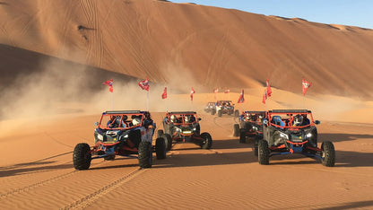 Dune Buggies in Action at Desert