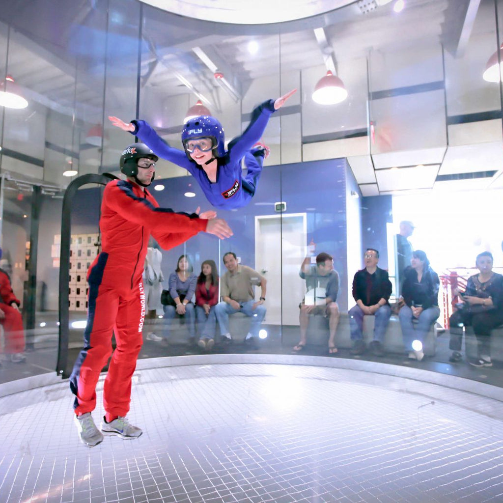 Kid in IFly Indoor Skydive Dubai
