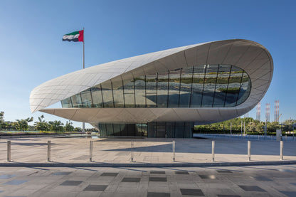 Etihad Museum in Dubai, United Arab Emirates. 