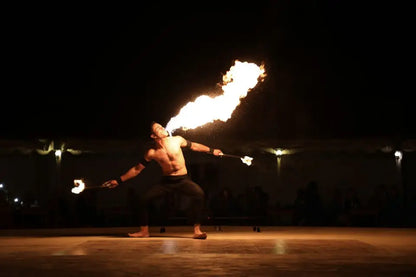 Fire Show at Desert safari camp