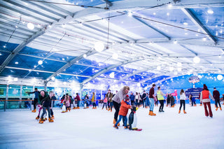 People skating in ice rink dubai