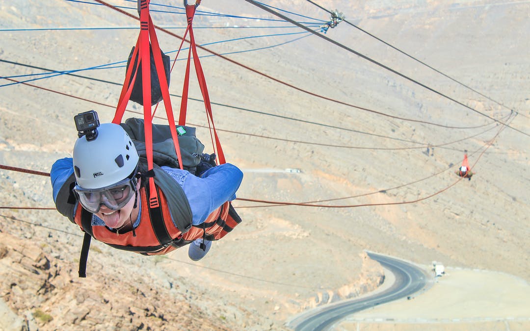 Jebel Jais zipline World's Longest zipline Experience from Dubai