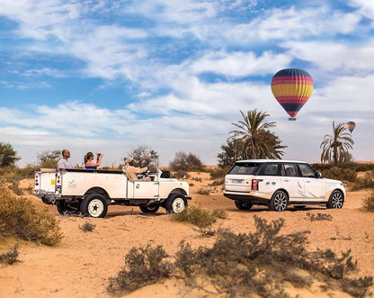 Dubai Overnight Desert Safari With Hot Air Balloon Flight & Breakfast