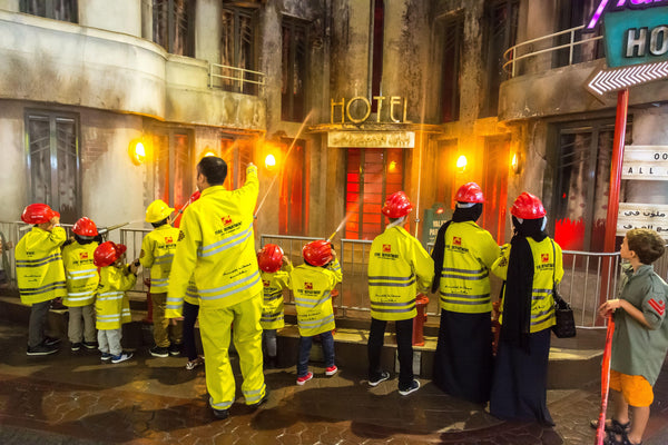 Kids in Kidzania Abu Dhabi 