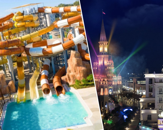 Full-Day Land of Legends Themepark Ticket & Night Show with Transfer from Alanya