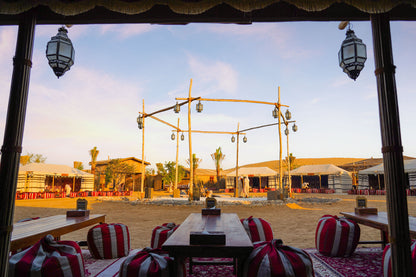 Dubai Premium Red Dune Desert Safari, Camel Ride in Al Khayma Camp with 3-Cuisine Dinner - Tripventura